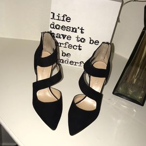 Nine West Women's Areilia Black Suede Pumps